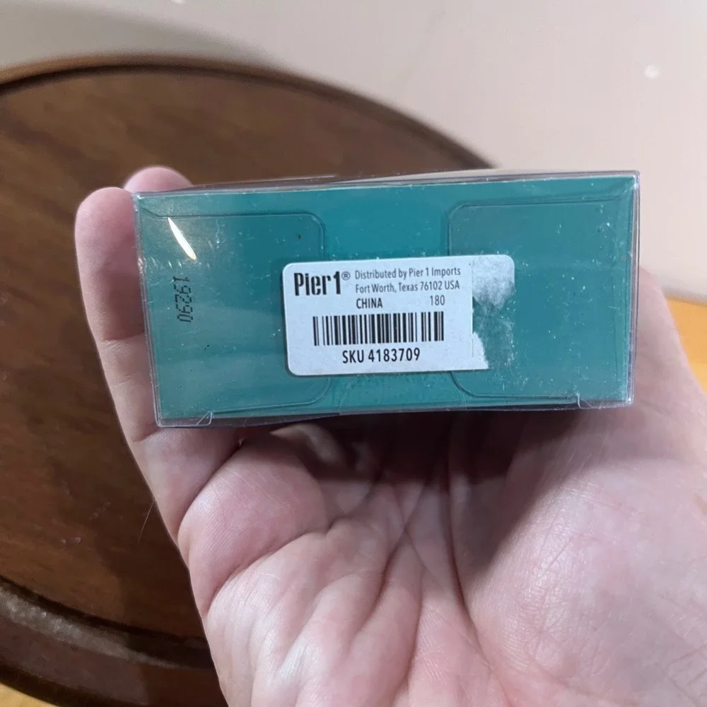 Pier 1 Imports Bali Sands Reed Diffuser Set Palm Tree Turquoise NIB